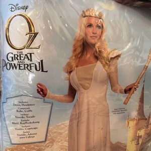 Disney Glinda White and Gold Costume